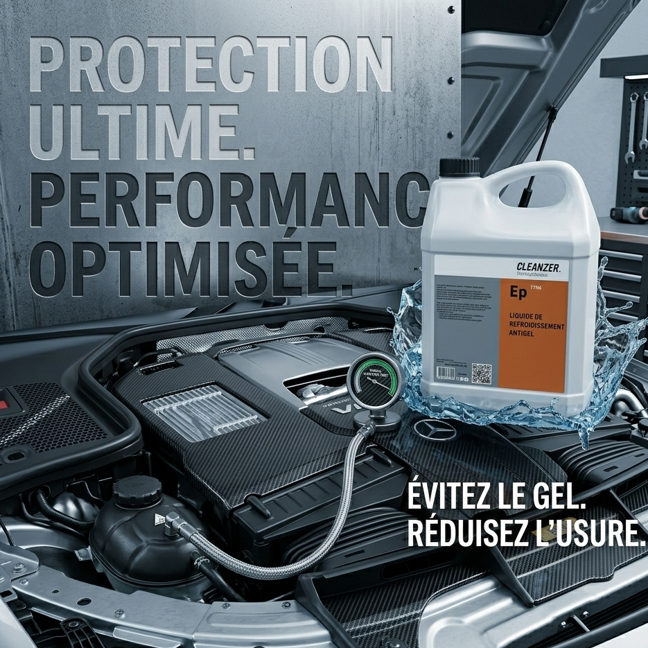 Liquide de Refroidissement Antigel -25°C Longue Durée – Protection Moteur | Cleanzer