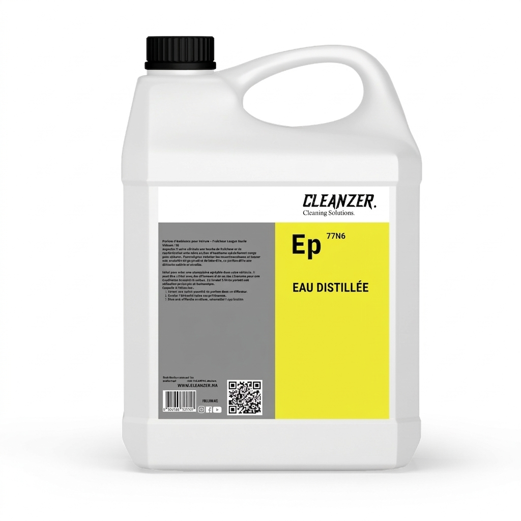 Eau Distillée 5L – Pureté Haute Qualité pour Auto & Usage Technique | Cleanzer