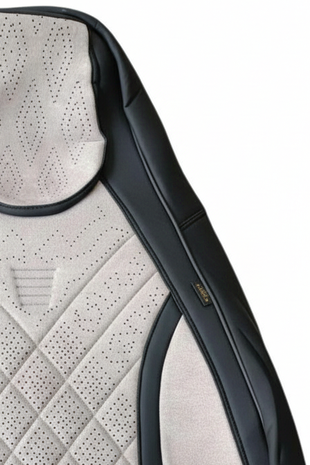 HOUSSE POUR VOITURE ALCANTARA EN GRIS