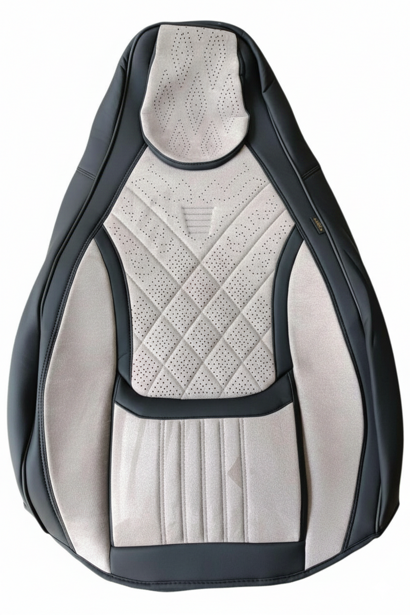 HOUSSE POUR VOITURE ALCANTARA EN GRIS