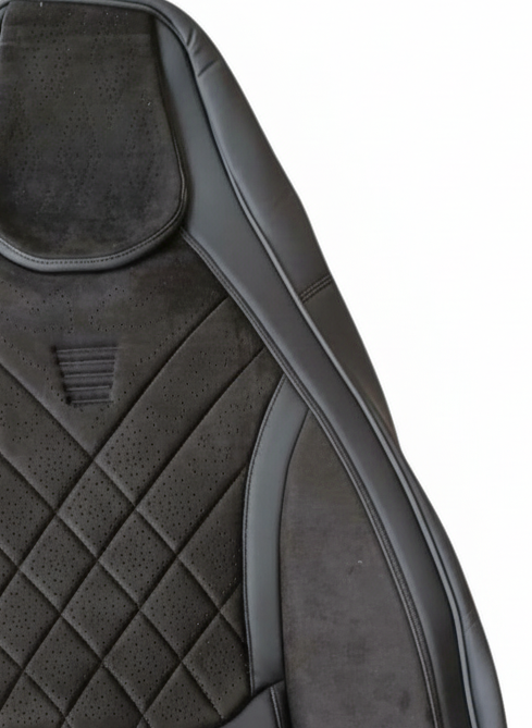 HOUSSE POUR VOITURE ALCANTARA NOIR