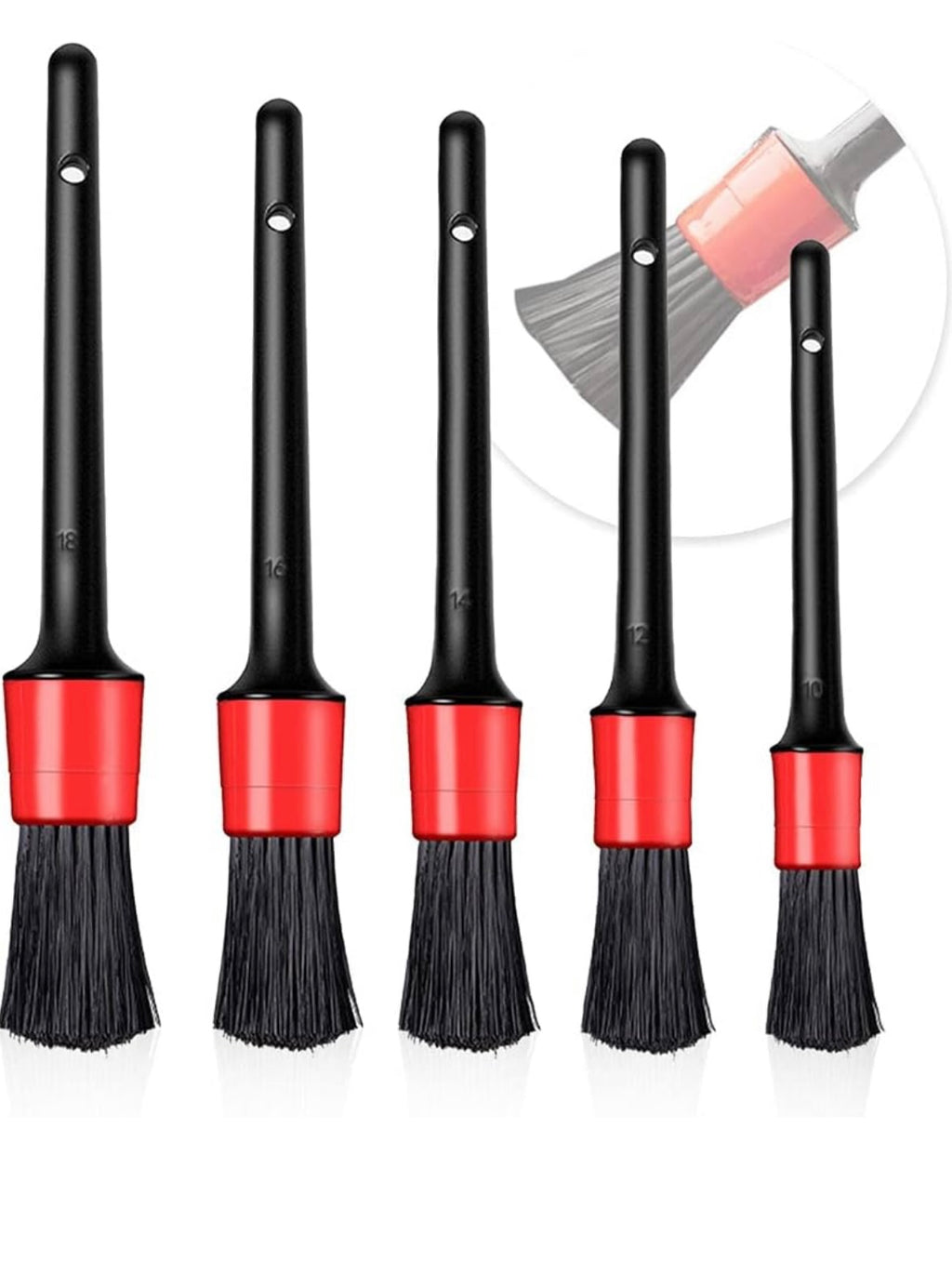 Pack pinceaux detailing 5 pièces