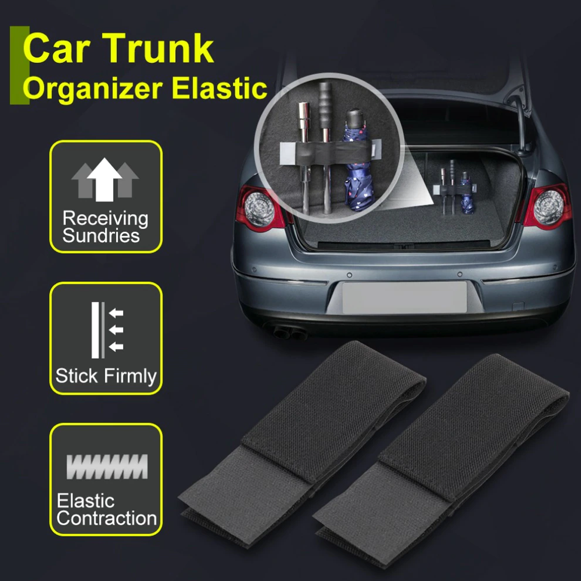 Organisateur de coffre de voiture